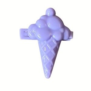 Vtg My Little Pony Purple Ice Cream Cone Barrette Banana Surprise MLP G1